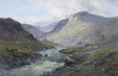 Fiume di Perthshire o vicino a Callender da Alfred de Breanski